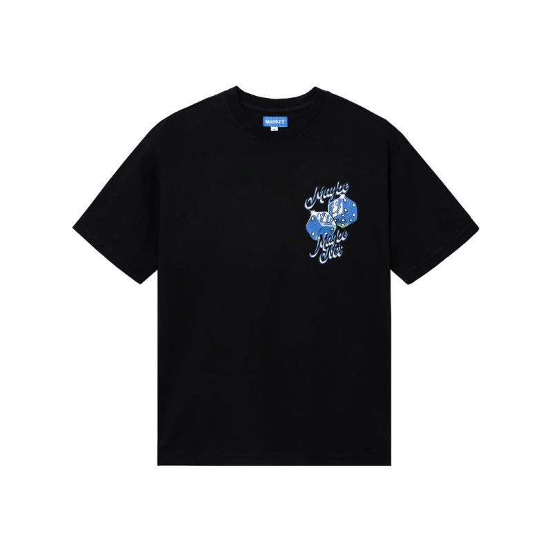 399001774 SMILEYLANDOFCHANCET SHIRT BLACK 01