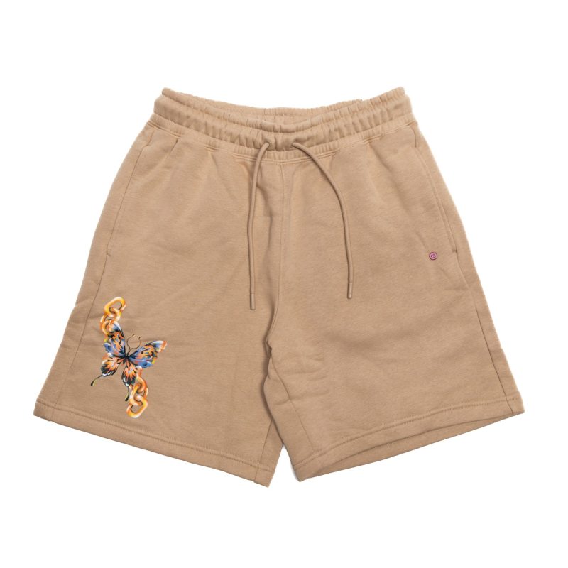 ONENESS 0014 WOMENS JORDAN SWEAT SHORT TAN FB5207 277 1