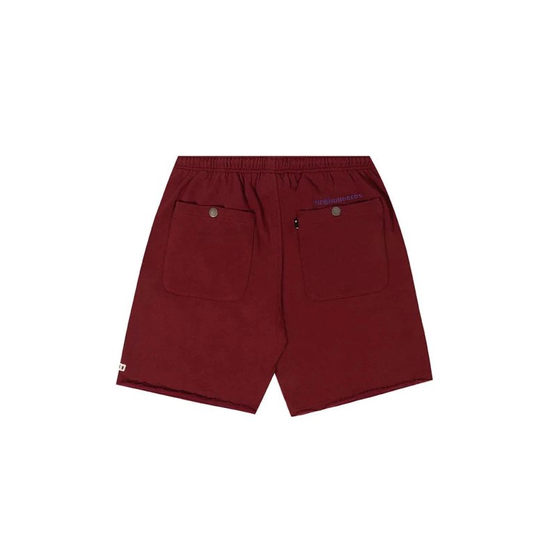 PAINT Shorts Burgundy Back