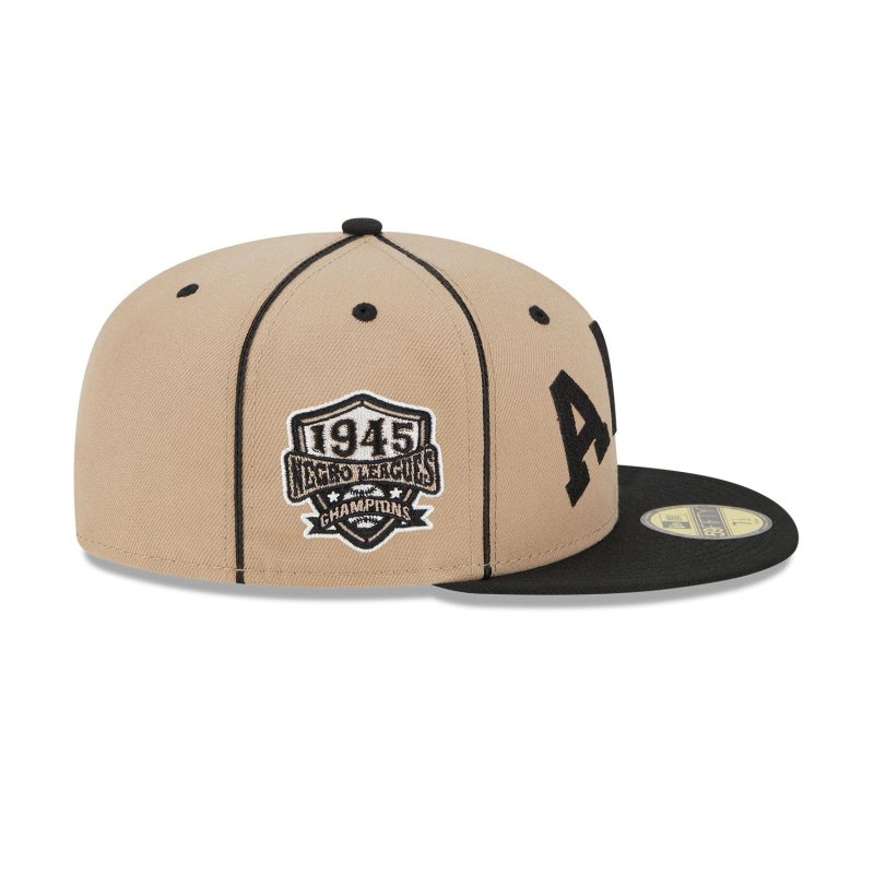 atlanta black crackers negro league beige 59fifty fitted cap 60355997 6