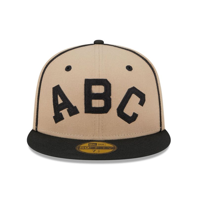 atlanta black crackers negro league beige 59fifty fitted cap 60355997 bottom