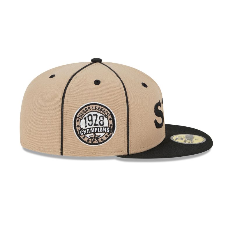 st. louis stars negro league beige 59fifty fitted cap 60355998 6