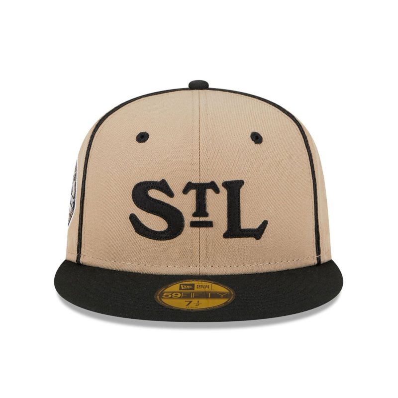 st. louis stars negro league beige 59fifty fitted cap 60355998 bottom